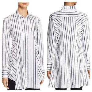 DONNA KARANStripe Tunic Shirt Icons, New with Tags
